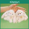 Cute Rabbit Plush Toy For Bag Decoration And Gift Giving In Soft Short Pile Material
