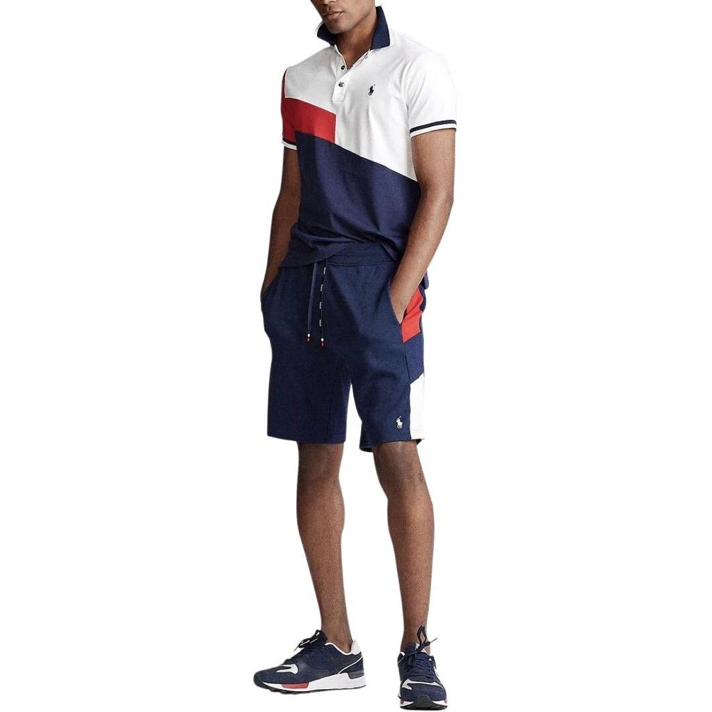 Polo Ralph Lauren SS24 Pony Logo Gestickter Aufnäher Kurzarm Poloshirt Herren Oberteile Weiß 710794932-002