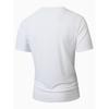 Herren Knopf-Henley-T-Shirt mit kurzen Ärmeln.