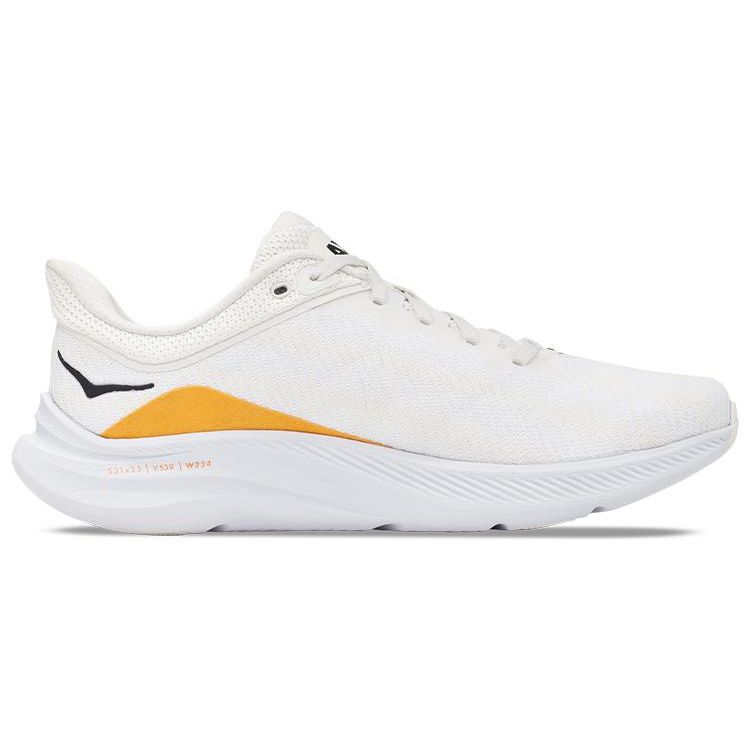 HOKA Solimar Blanc De Blanc Orange Men Sneakers White 1123074-BDBW