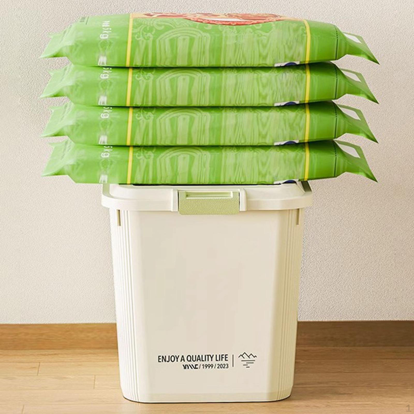 

Ведро для дозирования зерновых, ящик для хранения кормов для домашних животных, контейнер для риса для муки 10KG