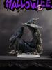 Halloween Desk Decor 2D Acrylic Indoor Tabletop Sign Gothic Witch Crow Ornament for Halloween Dorm Nightstand Studio Shelf