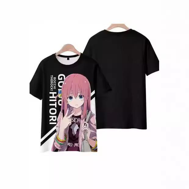 Anime Boqi Rock T-Shirt 3D-Druck Herren-T-Shirt Mode Streetwear Pfadfinder T-Shirt für Kinder