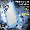 For iPhone 16 Case Anti-drop TPU Frame Clear PC Back Cover