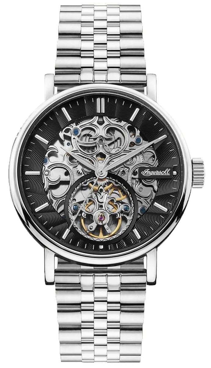 

Ingersoll Годинник Ingersoll з автопідзаводом I05804B, сріблястий, чорний, чоловічий, автомобільний [елемент]