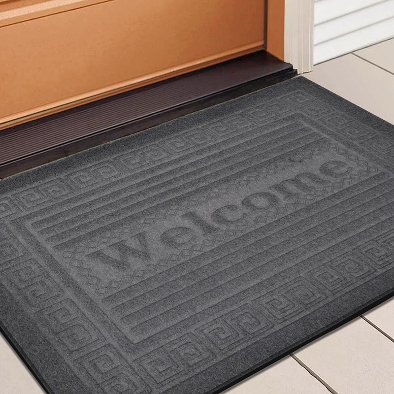 

Stain-Resistant Anti-Slip Entrance Door Mat - Water-Absorbent, PVC Home Carpet 38x58 cm