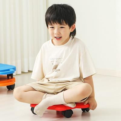 Design Silencioso Patinete Infantil de 4 Rodas Resistente ao Desgaste Criatividade Montessori Brinquedos Sensoriais Seguro com Manoplas Patinete de Habilidades Motoras