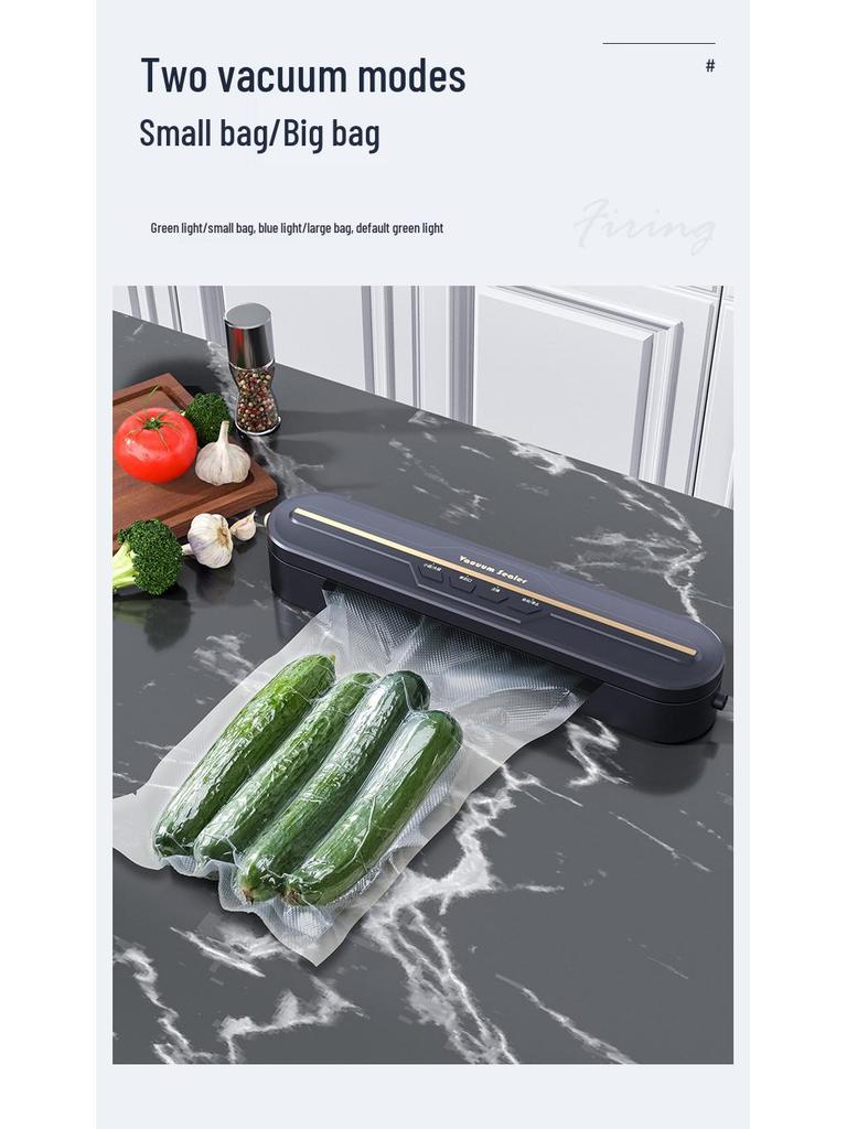 Automatic Vacuum Sealing Machine for Food Preservation - Kitchen Dry & Wet Packaging