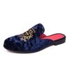 Commercio estero autunno nuovo scarpe Doudou da uomo borsa testa fondo piatto sandali a mezzo supporto, scarpe pigre da uomo scarpe in pelle casual da lavoro