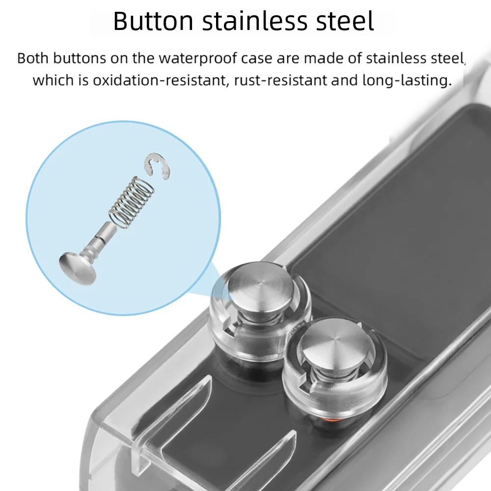 BRDRC 40M Waterproof Case For DJI Osmo Pocket 3 Camera Underwater Diving Housing Cover Protective Shell Surf Accessories