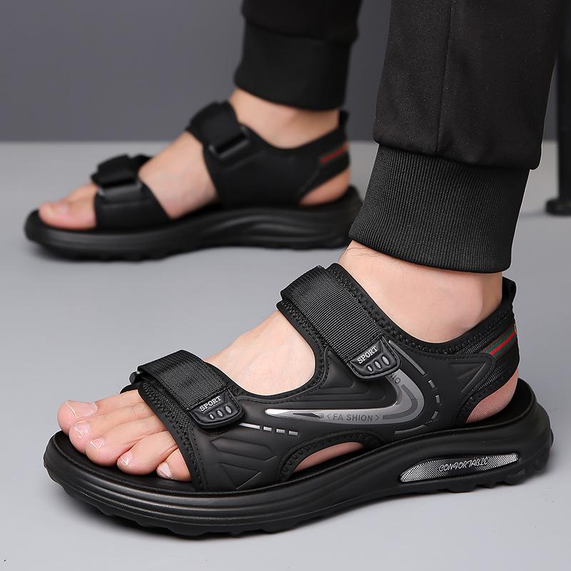 Fashion 2024Fashion Retro Soft Sole Shallow Mouth Men's Sandals Summer Designer New Korean Style Casual Outdoor Beach Sports Men's Shoes