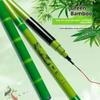 Telescopic Fishing Rod Bamboo Pattern Light Weight High Toughness Anti Corrosion for Sea Freshwater Dual Use