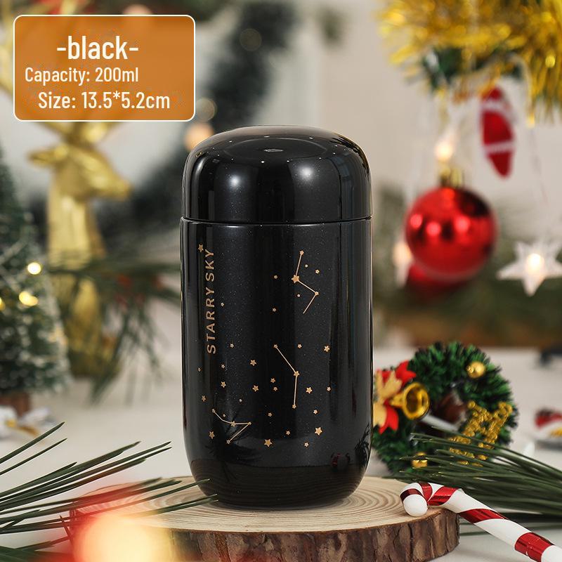 

Мини-термос Starry Sky 304 из нержавеющей стали — модный и компактный с логотипом 200ml