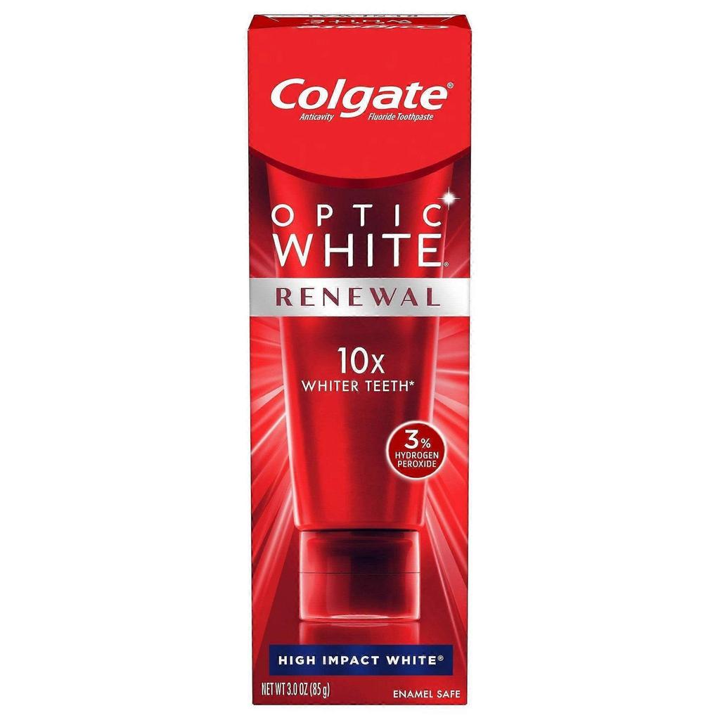 Colgate Optic White Renewal High Impact Whitening Toothpaste, 3 Oz