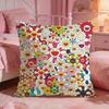 Band T-Takashi Murakami Cushion Cover Premium Comfort Reversible Pillow Cove -Two In One Design For Any Room & Car Interior
