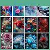Diamond Flowers Painting Strange Diy Cross Stitch Kit Mosaic Art Diamond Painting Full Circle Diamond Home Decoration