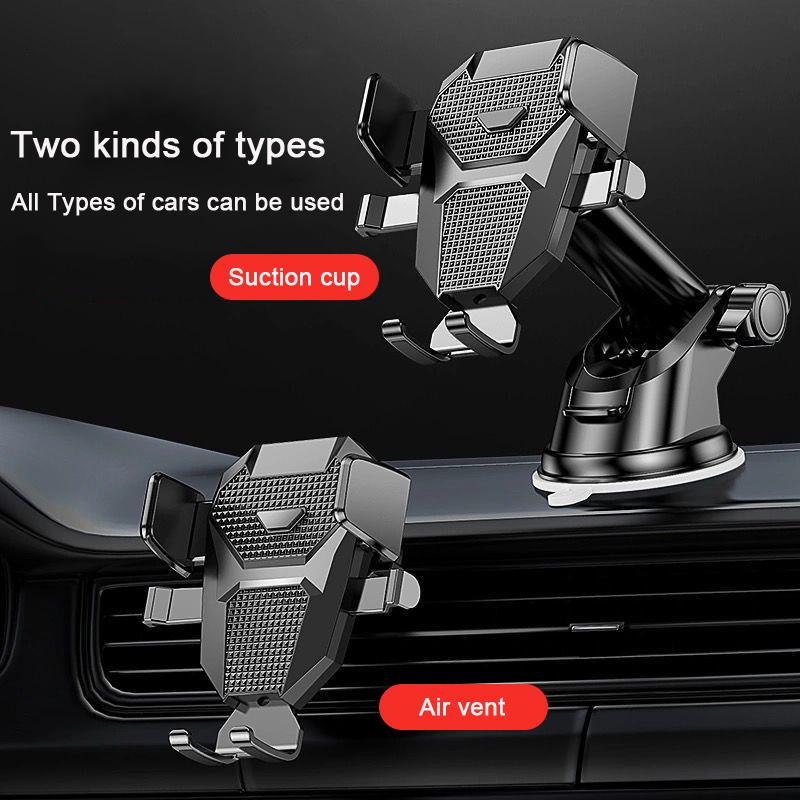 Sucker Car Phone Holder Mount Stand GPS Telefon Mobile Cell Support For iPhone 13 12 11 Pro Xiaomi Huawei Samsung