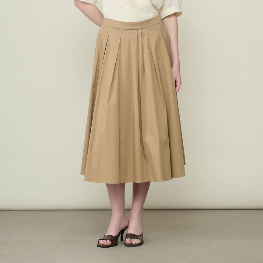 Bcbg Back Banding Tuck Pleated Skirt B6m3s203