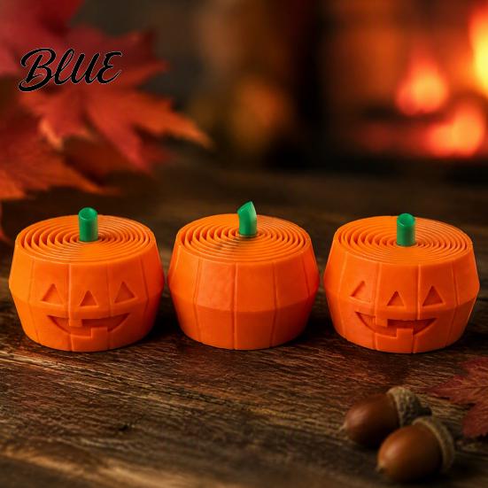 Stress Relief Fidget Toys 3D Printed Halloween Pumpkin Toy Retractable Spiral Flexible Gadgets Ornament PLA Sensory Figurine for Kids And