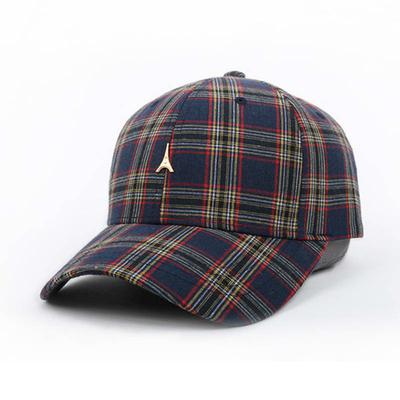 CAPTEN Elle Check Eiffel Tower Baseball Cap [EL12UCC004]