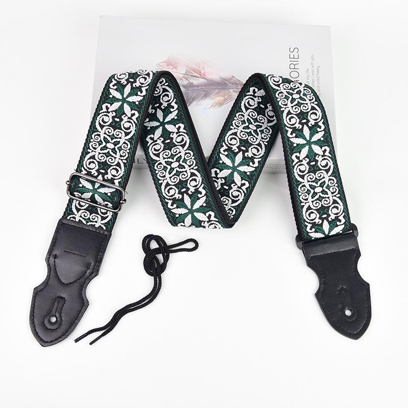 Universal Guitar & Bass Strap: Cross-Border Hot Seller for Folk, Wood & Electric Guitars