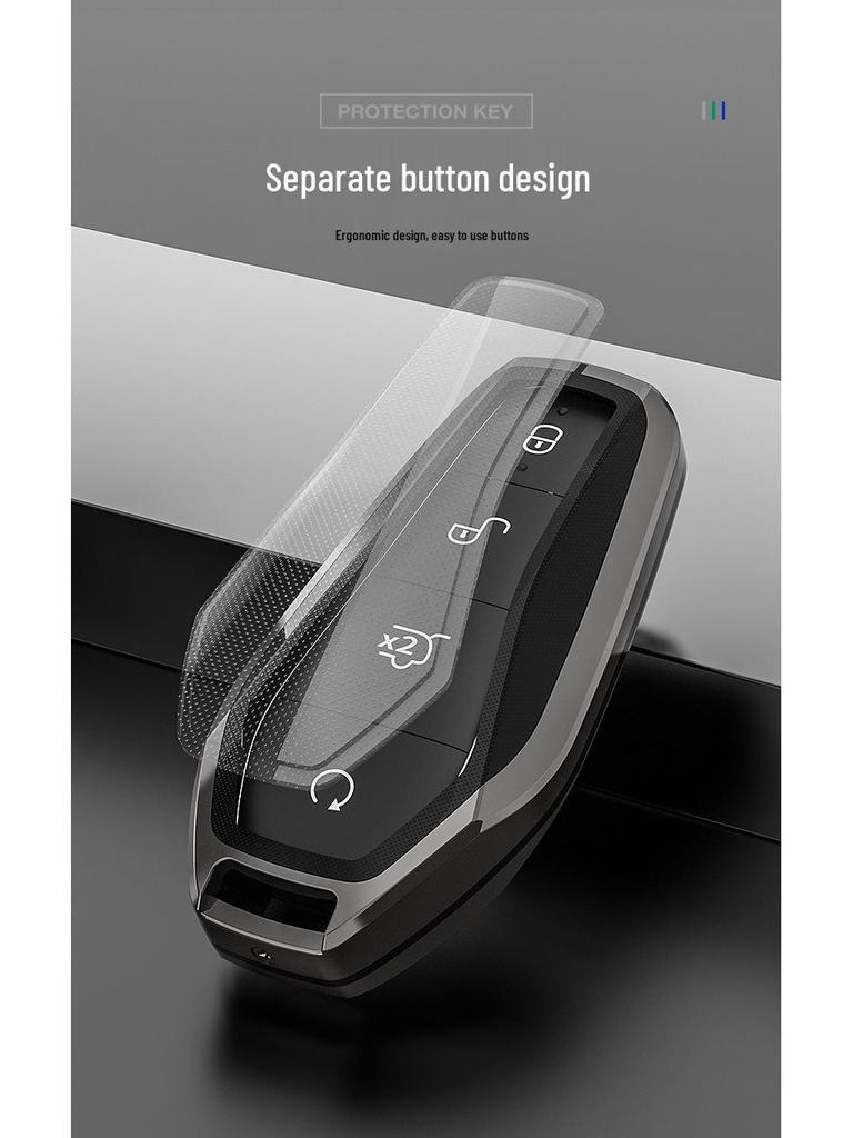 BYD Key Case: Compatible with Song Pro Plus, Yuan DMI, Dolphin, Han, Tang, Qin, Seal, and Destroyer 05 Protective Cover.