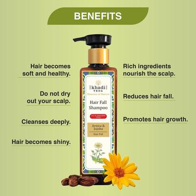 Khadi Veda Arnica & Jojoba Hair Fall Shampoo - 200 Ml.