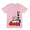 Angry Panda Unisex Adult Strawberry T-Shirt