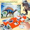 Jurassic Dinosaur Puzzle Blocks for Kids Aged 3-6 – Early Learning & Logical Thinking Toy