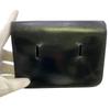 HERMES body bag Sheep leather Pochette black Sheep leather unisex Used
