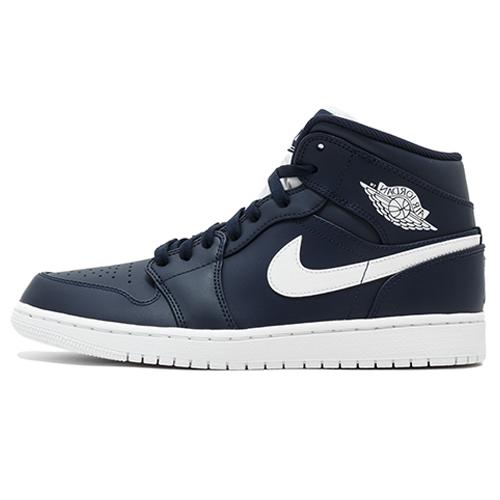 

Новые JORDAN 1 Retro Mid Обсидиан Белый 554724-402 40