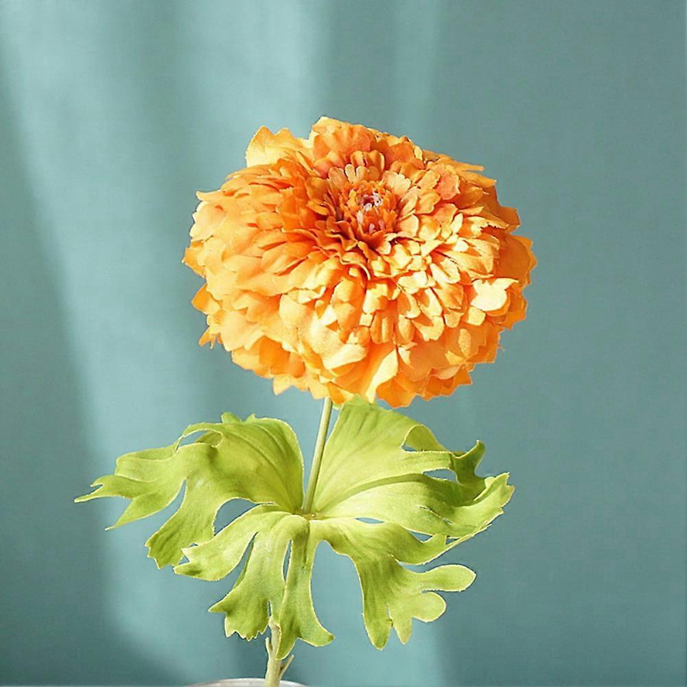 Simulation Künstliche Ringelblume Getrocknete Blume Chrysantheme Ringelblume Hochzeitsdekoration Künstliche Blume Fotografie Requisiten Orange