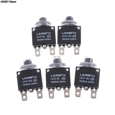 Thermal Switch Circuit Breaker Overload Protector 5A, ,8A,10A,15A,20A Overload Switch