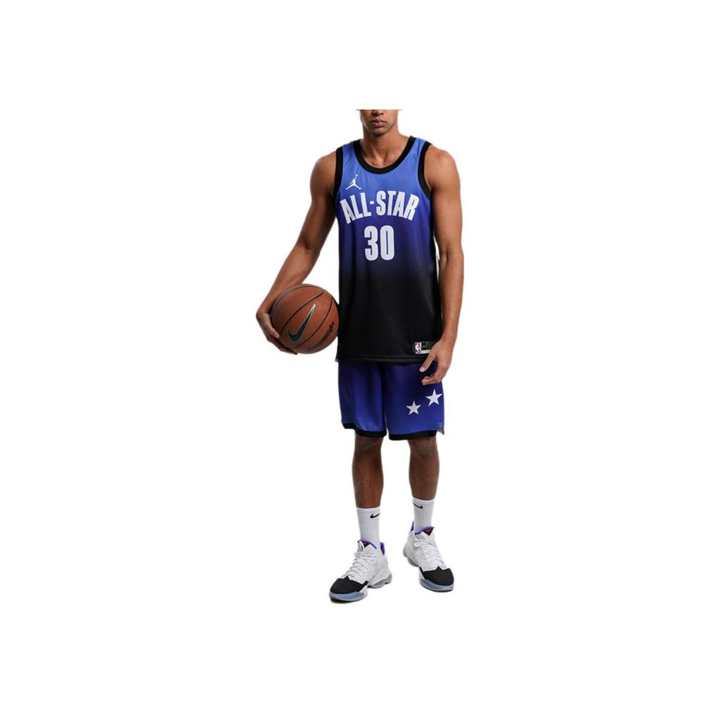 Jordan All-Star Weekend Stephen Curry No. 30 Basketball Vest Men Tops Blue DX6326-503