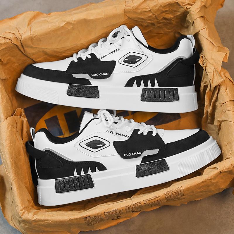 Men Shoes Sneakers Chunky Mens Casual Shoes Luxury Breathable Men Walking Shoes Trend Leather Shoes for Men Running Shoes Male Footwear