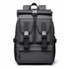 Fashionable Personalized Backpack Travel Leisure Waterproof Leather Work Suit Roll Backpack Men's Trendy College Student Schoolbag