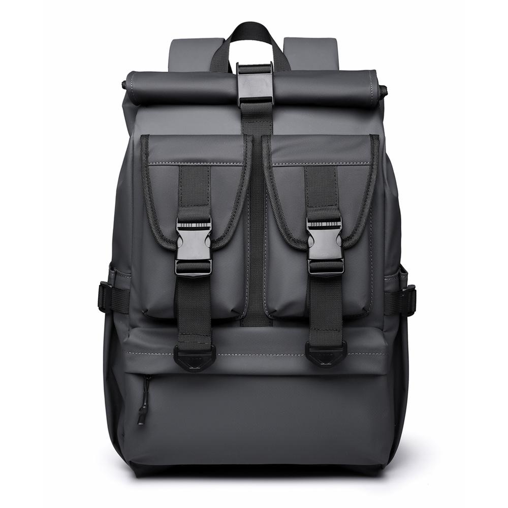 Fashionable and Personalized Backpacks for Travel and Leisure, Leather Workwear, Roll-up Backpacks, and Trendy College Student Schoolbags