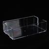 Acrylic Napkin Holder Transparent Uncapped Bathroom Napkin Holder for 23x14x6cm Washcloth for Kitchen Bathroom
