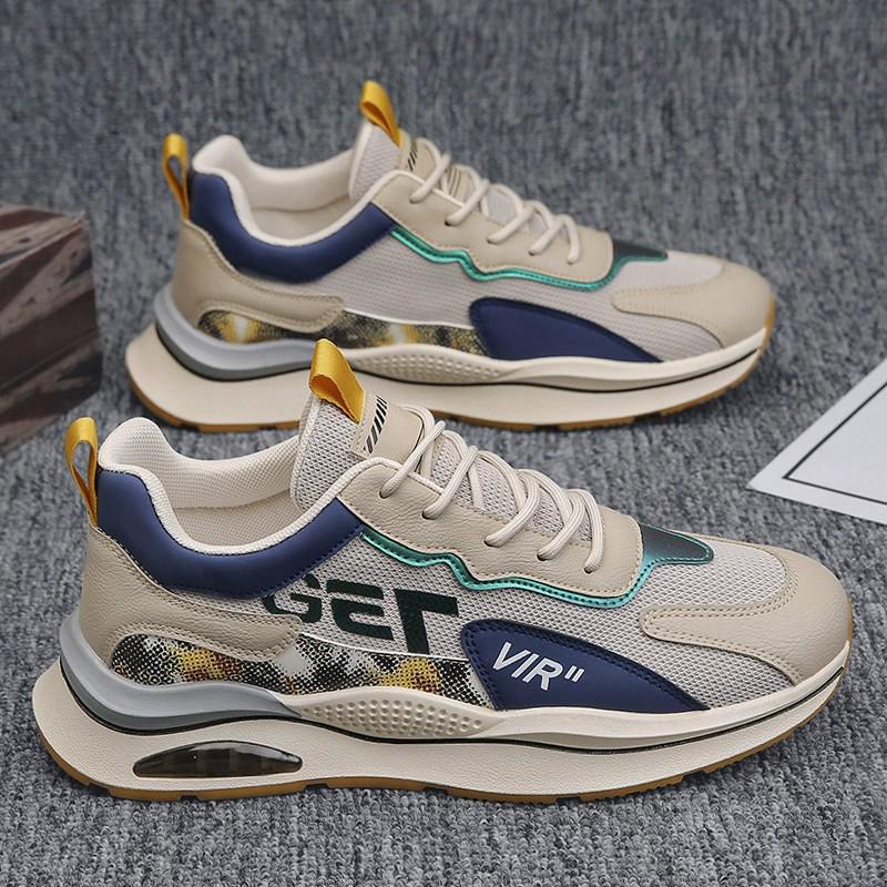 Men's 2025 Korean Mesh Casual Sneakers - Student Running & Dad Shoes