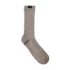 [Gift Box Packaging] Women's Logo Label Ribbed Mid-calf Socks 3-Piece Set JASS5F020I2