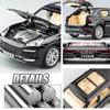 RUM1:32 Scale Porsche Cayenne Alloy Car Model Light & Sound Effect Die Cast Car Model Toys for Boys Toys for Kids Gift for Boys Car for Boys