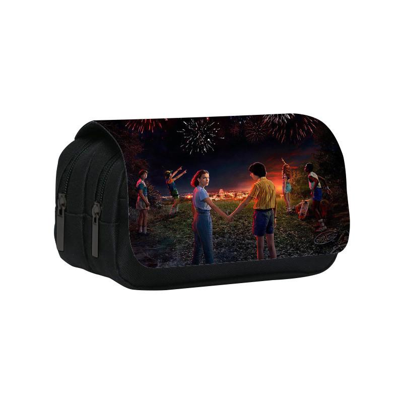 Dvouvrstvý penál Stranger Things s velkou kapacitou pro studenty a do kanceláře