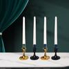 Sophisticated Electroplated Horn Candle Support Candle Holder Practical Decor