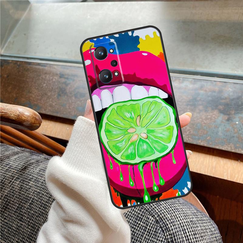 Indie Hippie Art Case For Realme 12 Pro Plus 11 13 14 C63 C61 C55 C51 C53 C25 C65 C67 C71 C75 GT6 GT7 15 Pro