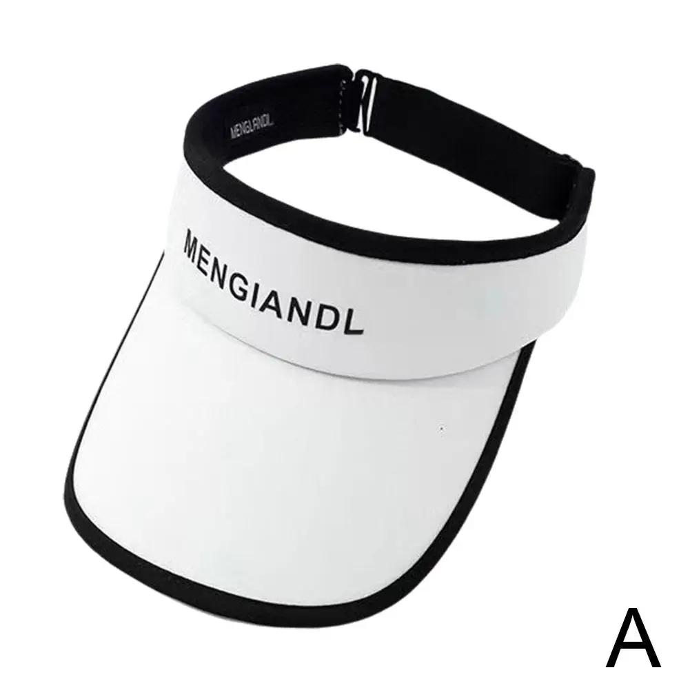 Summer Ice Silk Long Brim Empty Top Hat Women Men Beach Hat Screen Cap Uv Cap Running Sports Golf Riding X7n7