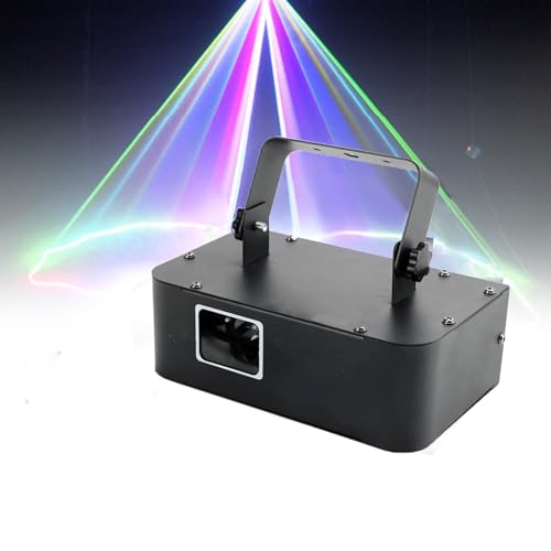 Frezon RGB Beam Projector Light, Stage Lighting, 500mW RGB 10 Channel DMX512 Control, Disco Light, RGB Beam, High-Speed ??Precision Motor, Stage RGB B