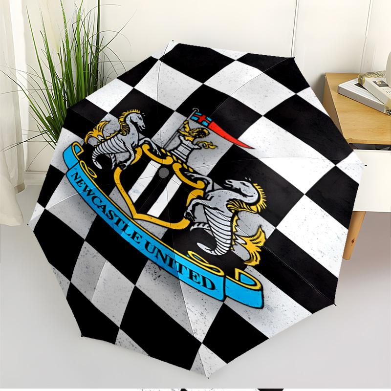 Arsenal F.C Print Automatic Open Close Umbrella, Portable Foldable Umbrella, for Outdoor Commute Camping Trip, Ideal Birthday Gift