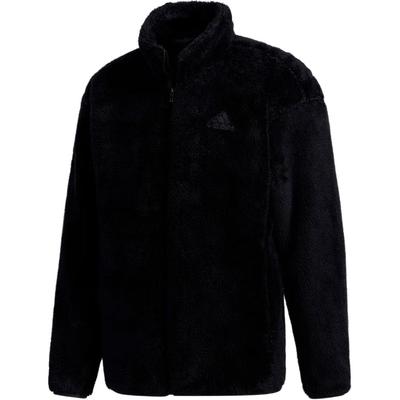 Giacca da Uomo Monocolore con Logo, Collo Alto e Maniche Lunghe, Giacche Nere GL7416