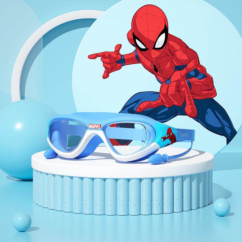 Spider-Man, Elsa, Lotso, Mickey Mouse Kinder-Schwimmbrille mit beschlagfreien PC-Gläsern für Wassersport StyleG
