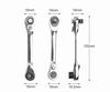 New Bi-Directional Mini Ratchet Wrench: 2-in-1 Socket & Screwdriver Handle